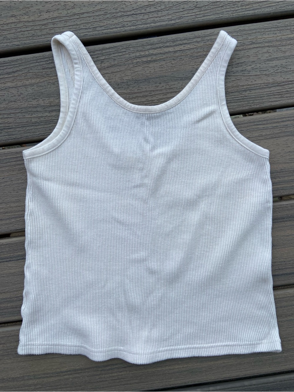 Wol Hide waffle scoop back tank
